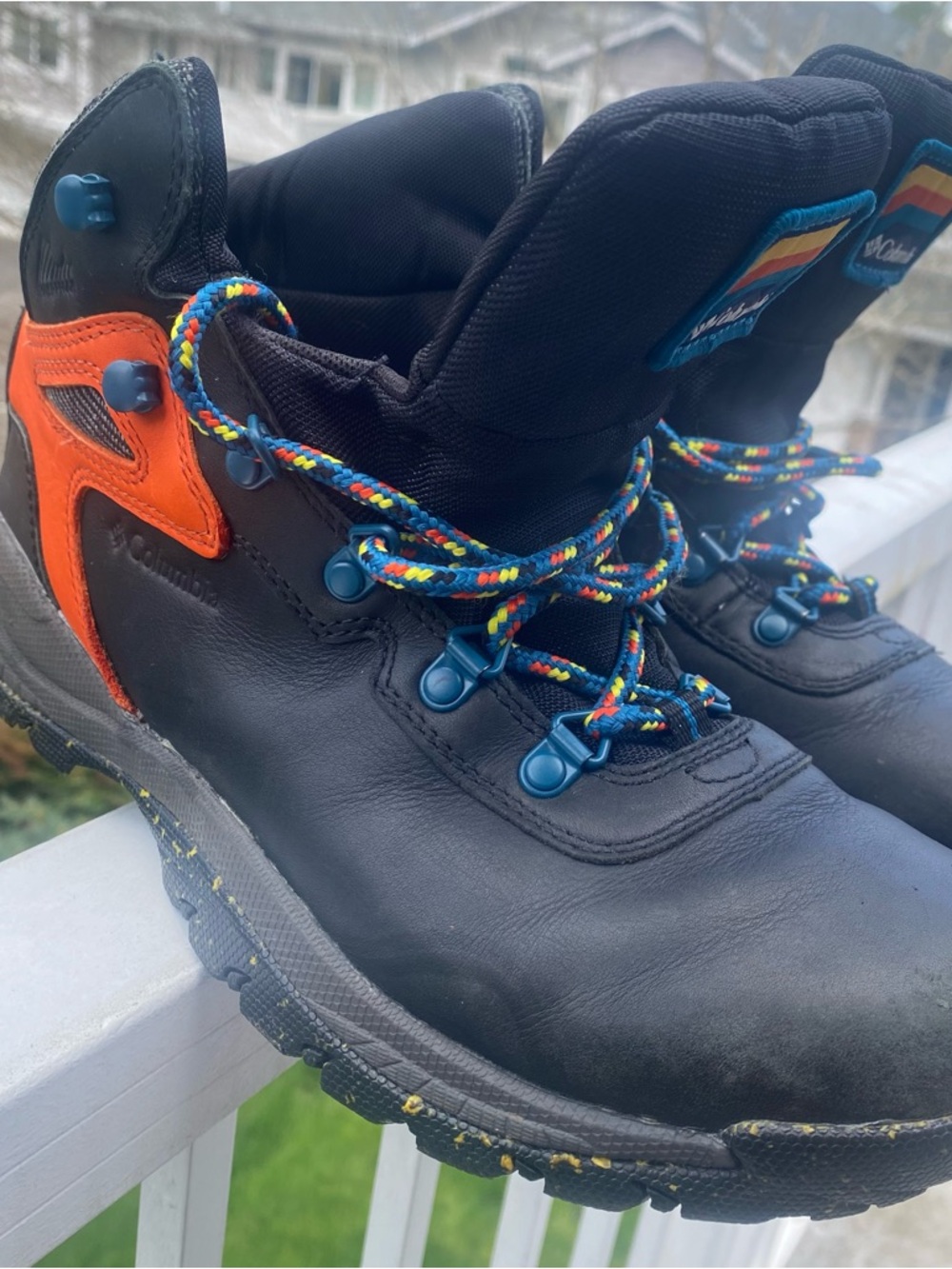 Columbia Colorful Men Omni-grip Men Boots 8.5